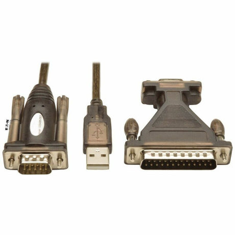 Eaton Tripp Lite Series USB to Serial Adapter Cable (USB-A to DB25 M/M), 5 ft. (1.52 m) — U209-005-DB25