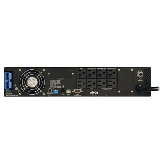 Eaton Tripp Lite Series TAA SmartPro 120V 2.2kVA 1.92kW Line-Interactive Sine Wave UPS, 2U, Extended Run, Network Card Options, LCD, USB, DB9 — SM2200RMXL2UTAA