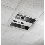 Chief 2" x 2" Suspended Ceiling Storage Box with Column Drop - White — CMS492C