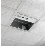 Chief 2" x 2" Suspended Ceiling Storage Box with Column Drop - White — CMS492C