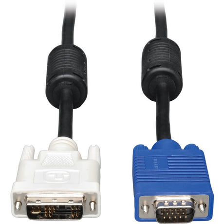 Eaton Tripp Lite Series DVI to VGA High-Resolution Adapter Cable with RGB Coaxial (DVI-A to HD15 M/M), 6 ft. (1.8 m) — P556-006