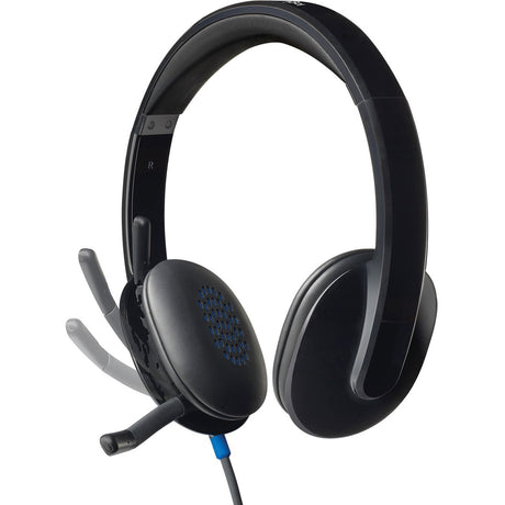 Logitech H540 USB Headset with Noise-Cancelling Mic — 981-000510