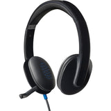Logitech H540 USB Headset with Noise-Cancelling Mic — 981-000510