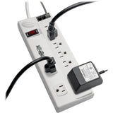 Eaton Tripp Lite Series Protect It! 8-Outlet Computer Surge Protector, 8 ft. (2.43 m) Cord, 3150 Joules, Tel/Modem/Fax Protection, TAA — TLP808TELTAA