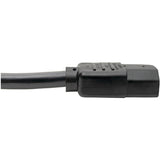 Eaton Tripp Lite Series Computer Power Cord, NEMA 5-15P to C13 - Heavy-Duty, 15A, 125V, 14 AWG, 10 ft. (3.05 m), Black — P007-010
