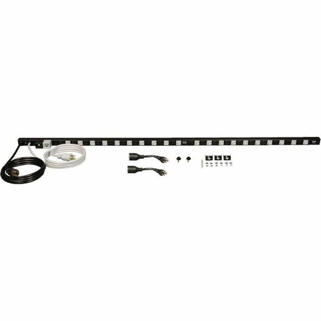 Eaton Tripp Lite Series 3.8kW Single-Phase Dual-Circuit 120V Basic PDU, 40 NEMA 5-15/20R Outlets, NEMA L5-20P/5-20P Inputs, 10 ft. (3.05 m) Cords, 0U — PDU40TDUAL