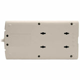Eaton Tripp Lite Series Protect It! 8-Outlet Surge Protector, 8 ft. Cord with Right-Angle Plug, 1440 Joules, Diagnostic LEDs, Light Gray Housing — TLP808