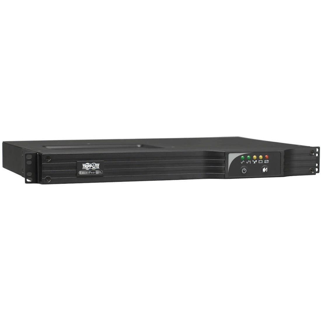 Eaton Tripp Lite Series SmartPro 120V 1kVA 800W Line-Interactive Sine Wave UPS, Network Card Option, USB, DB9, 6 Outlets, 1U Rack/Vertical — SMART1000RM1U