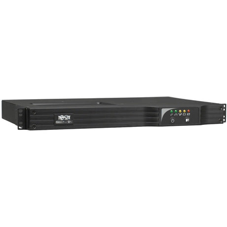 Eaton Tripp Lite Series SmartPro 120V 1kVA 800W Line-Interactive Sine Wave UPS, Network Card Option, USB, DB9, 6 Outlets, 1U Rack/Vertical — SMART1000RM1U