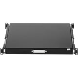 StarTech.com 1U Sliding Server Rack Mount Keyboard Shelf Tray, 55lbs (25Kg), 22in (55cm) Deep Steel Pull Out Drawer for 19" Equipment Rack — SLIDESHELFD