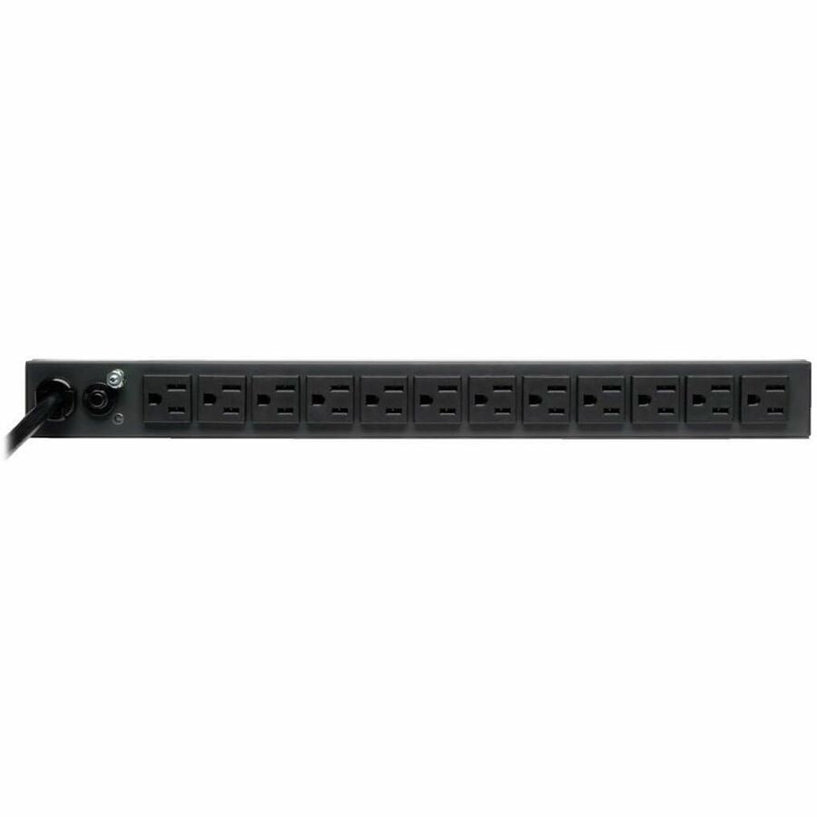 Eaton Tripp Lite Series 1.8kW Single-Phase 120V Basic PDU, 13 NEMA 5-15R Outlets, NEMA 5-15P Input, 15 ft. (4.57 m) Cord, 1U Rack-Mount — PDU1215