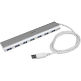 StarTech.com 7-Port USB Hub, USB A to 7x USB-A Ports, USB 5Gbps, Self-Powered, Portable Laptop USB 3.0 Hub Expansion with Power Supply — ST73007UA