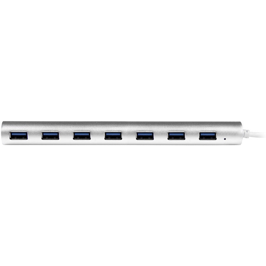StarTech.com 7-Port USB Hub, USB A to 7x USB-A Ports, USB 5Gbps, Self-Powered, Portable Laptop USB 3.0 Hub Expansion with Power Supply — ST73007UA
