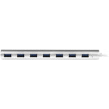StarTech.com 7-Port USB Hub, USB A to 7x USB-A Ports, USB 5Gbps, Self-Powered, Portable Laptop USB 3.0 Hub Expansion with Power Supply — ST73007UA