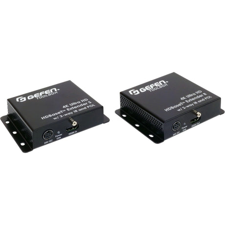 Gefen 4K Ultra HD HDBaseT Extender, 130ft/40m HDMI & Bi-Directional IR, 12-bit Deep Color, HDR, Dolby Atmos, HDCP 2.2, 7.1 LPCM — GTB-UHD-HBTL