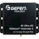 Gefen 4K Ultra HD HDBaseT Extender, 130ft/40m HDMI & Bi-Directional IR, 12-bit Deep Color, HDR, Dolby Atmos, HDCP 2.2, 7.1 LPCM — GTB-UHD-HBTL
