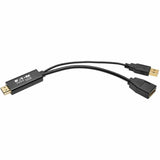 Eaton Tripp Lite Series 4K HDMI to DisplayPort Active Converter (M/F) with USB Power, 6 in. (15.2 cm) — P130-06N-DP-V2