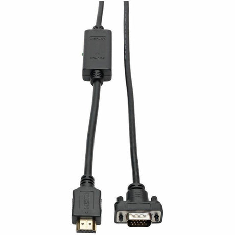 Eaton Tripp Lite Series HDMI to VGA Active Adapter Cable (HDMI to Low-Profile HD15 M/M), 10 ft. (3.1 m), TAA — P566-010-VGA