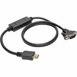 Eaton Tripp Lite Series HDMI to VGA Active Adapter Cable (HDMI to Low-Profile HD15 M/M), 10 ft. (3.1 m), TAA — P566-010-VGA