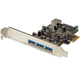StarTech.com 4 Port PCI Express USB 3.0 Card - 3 External and 1 Internal - 5Gbps — PEXUSB3S42