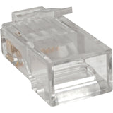 Eaton Tripp Lite Series Cat6 RJ45 Modular Plug for Round Stranded UTP Conductor 4-Pair, 100 Pack — N230-100-STR