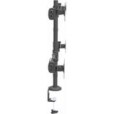 StarTech.com Desk Mount Quad Monitor Arm, 4 VESA Displays up to 27" (17.6lb/8kg), Ergonomic Height Adjustable Articulating Pole Mount — ARMQUAD