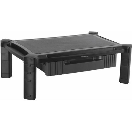 StarTech.com Adjustable Monitor Riser, Large, Drawer, Monitors up to 32" (22lb/10kg), Adjustable Height, Desk Monitor Stand — MONSTADJDL