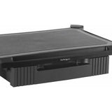 StarTech.com Adjustable Monitor Riser, Large, Drawer, Monitors up to 32" (22lb/10kg), Adjustable Height, Desk Monitor Stand — MONSTADJDL