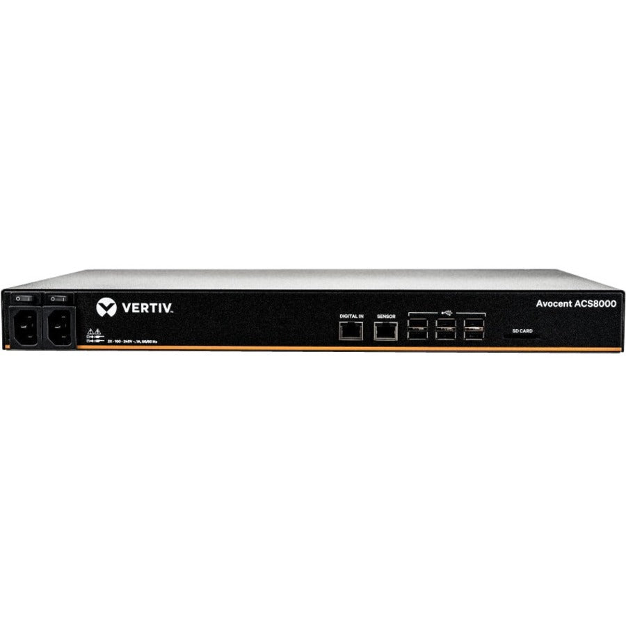 Vertiv Avocent ACS8000 Serial Console - 48 port Console Server | Dual AC — ACS8048DAC-400