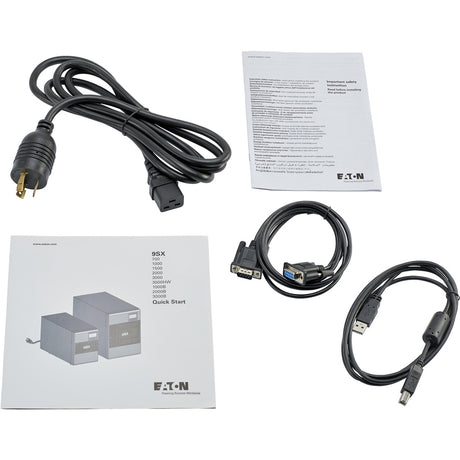 Eaton 9SX 3000VA 2700W 120V Online Double-Conversion UPS - Hardwired In/Out, Cybersecure Network Card Option, Extended Run, Tower — 9SX3000HW