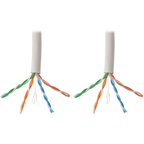 Eaton Tripp Lite Series Cat6 Gigabit Solid Core UTP PVC Bulk Ethernet Cable, White, 1000 ft. (304.8 m), TAA — N222-01K-WH