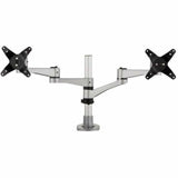 ViewSonic LCD-DMA-001 Monitor Desk Mounting Arm for 2 Monitors up to 24 Inches Each, VESA Compatible, Full Ergonomic Adjustability, 2-in-1 Mounting Base, and Built-In Cable Management — LCD-DMA-001