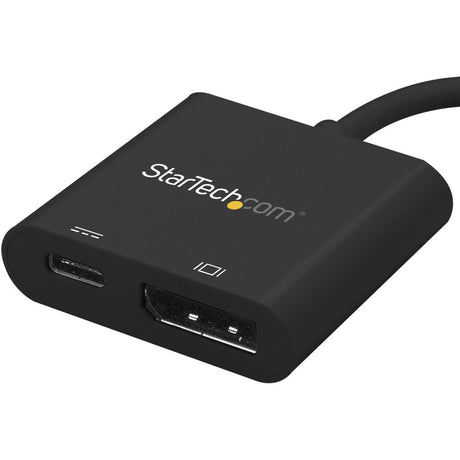 StarTech.com USB C to DisplayPort Adapter with 60W Power Delivery Pass-Through - 4K 60Hz USB Type-C to DP 1.2 Video Converter w/ Charging — CDP2DPUCP