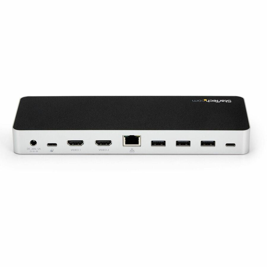 StarTech.com Dual Monitor USB C Docking Station w/ 60W Power Delivery - USB 3.1 Gen 1 Type C to HDMI or DVI - 5x USB - Windows Laptop Dock — MST30C2HHPD