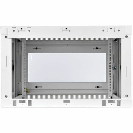 Eaton Tripp Lite Series SmartRack 6U Low-Profile Switch-Depth Wall-Mount Mini Rack Enclosure, Clear Acrylic Window, White — SRW6UWG
