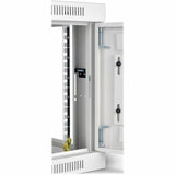 Eaton Tripp Lite Series SmartRack 6U Low-Profile Switch-Depth Wall-Mount Mini Rack Enclosure, Clear Acrylic Window, White — SRW6UWG