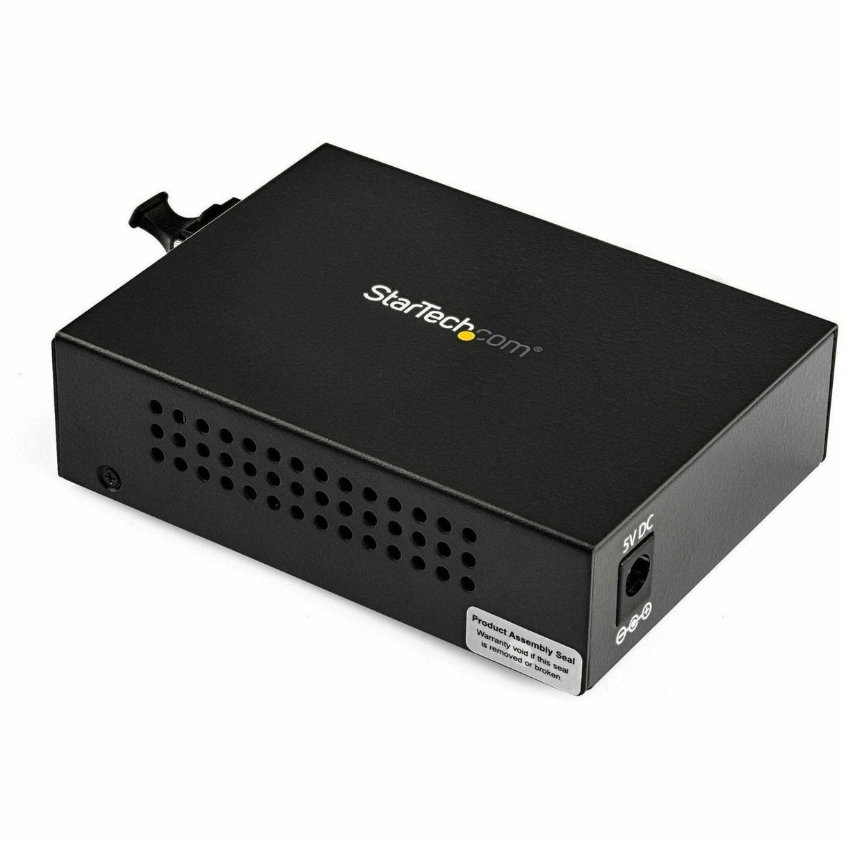 StarTech.com Gigabit Ethernet Fiber Media Converter - Compact - 850nm MM LC - 550m - With MM SFP Transceiver — MCM1110MMLC