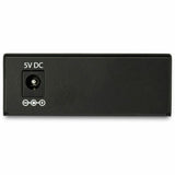 StarTech.com Gigabit Ethernet Fiber Media Converter - Compact - 850nm MM LC - 550m - With MM SFP Transceiver — MCM1110MMLC