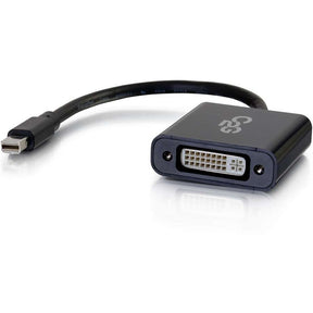 C2G Mini DisplayPort to DVI Adapter - Mini DP to DVI-D Active Converter - Black — 54318