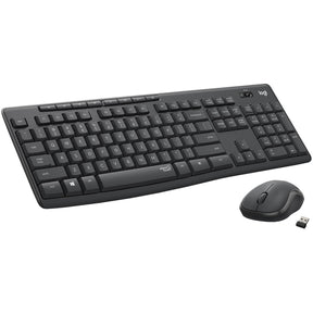Logitech MK295 Wireless Mouse & Keyboard Combo with SilentTouch Technology, Graphite — 920-009782