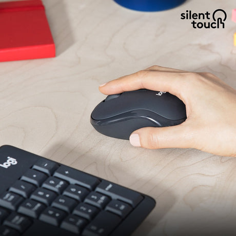 Logitech MK295 Wireless Mouse & Keyboard Combo with SilentTouch Technology, Graphite — 920-009782