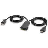 Belkin 4-Port Dual Head DP Modular Secure KVM Switch PP4.0 W/ Remote — F1DN204MOD-PP-4