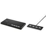 Belkin 4-Port Dual Head DP Modular Secure KVM Switch PP4.0 W/ Remote — F1DN204MOD-PP-4