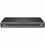 Vertiv Avocent Cybex SC800 Secure Desktop KVM Switch, Single Head Monitor, 4 Port, Touch Screen Support, NIAP V4.0, TAA Compliant (SC840DVI-400) — SC840DVI-400