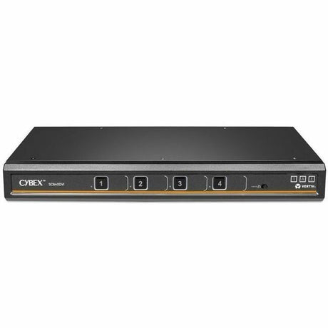Vertiv Avocent Cybex SC800 Secure Desktop KVM Switch, Single Head Monitor, 4 Port, Touch Screen Support, NIAP V4.0, TAA Compliant (SC840DVI-400) — SC840DVI-400