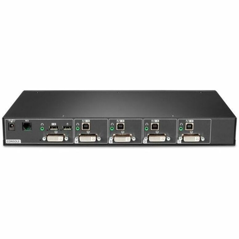 Vertiv Avocent Cybex SC800 Secure Desktop KVM Switch, Single Head Monitor, 4 Port, Touch Screen Support, NIAP V4.0, TAA Compliant (SC840DVI-400) — SC840DVI-400