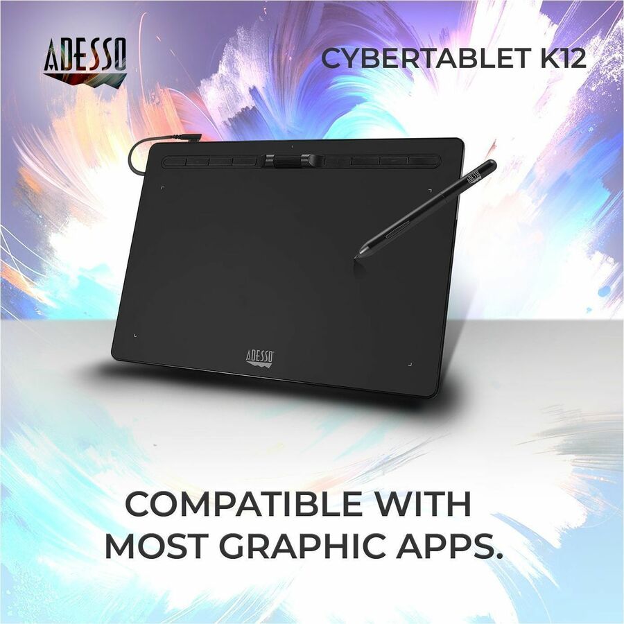 Adesso 12" x 7" Graphic Tablet — CybertabletK12