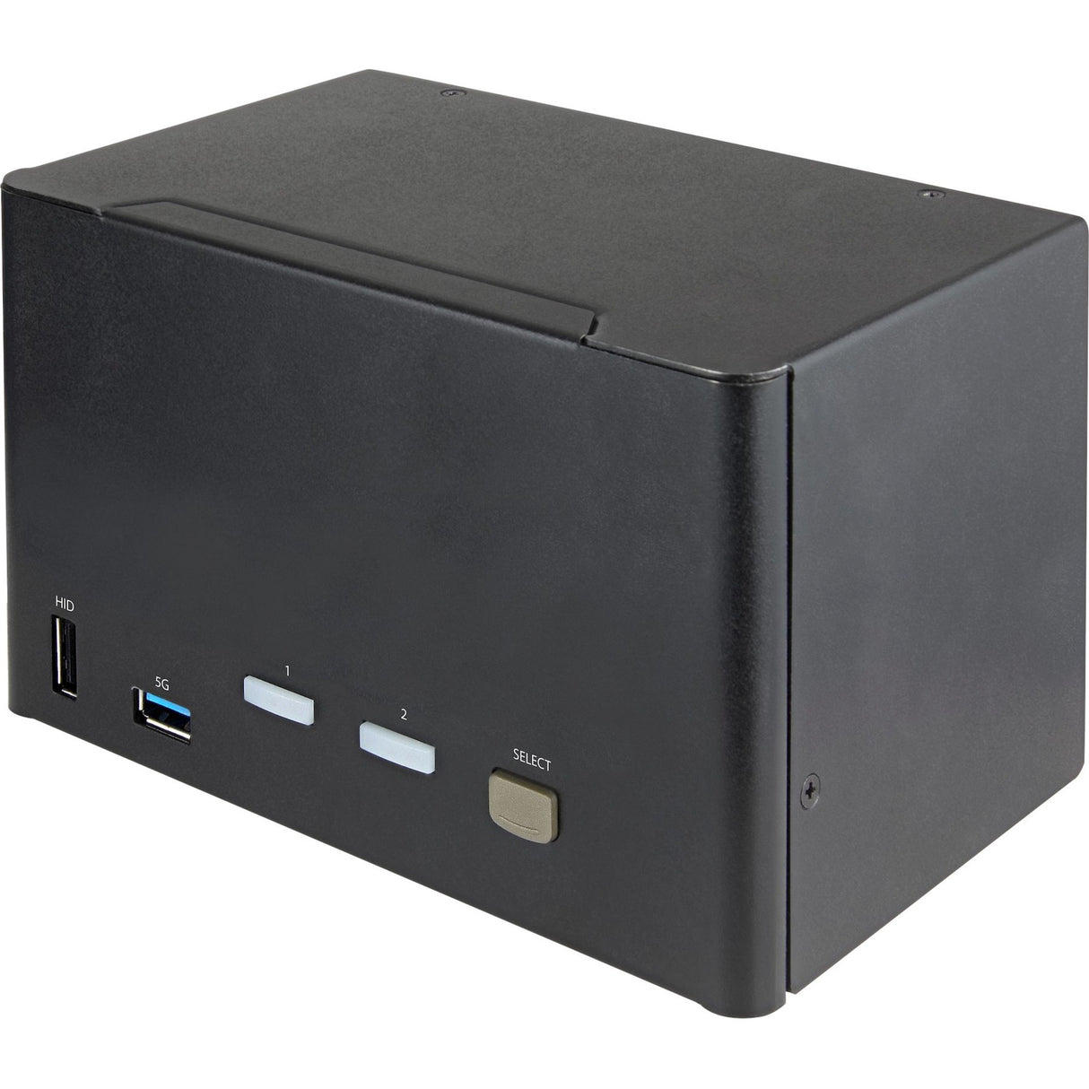 StarTech.com 2 Port Quad Monitor DisplayPort KVM Switch 4K 60Hz UHD HDR, DP 1.2 KVM Switch, 2 Port USB 3.0 Hub, 4x USB HID, Audio, Hotkey — SV231QDPU34K