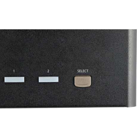 StarTech.com 2 Port Quad Monitor DisplayPort KVM Switch 4K 60Hz UHD HDR, DP 1.2 KVM Switch, 2 Port USB 3.0 Hub, 4x USB HID, Audio, Hotkey — SV231QDPU34K