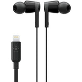 Belkin SOUNDFORM Wired Earbuds with Lightning Connector — G3H0001btBLK
